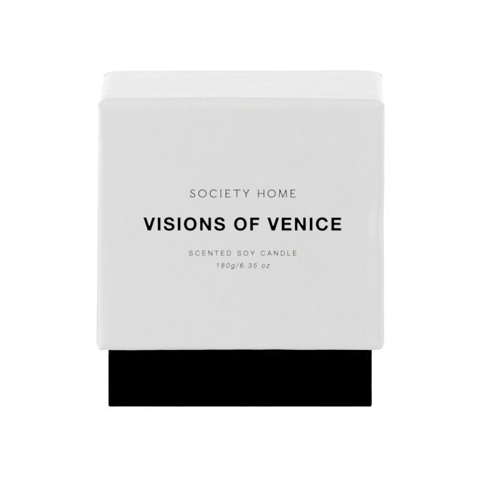 Society Home: Visions of Venice Scented Soy Candle 180g (8cm)