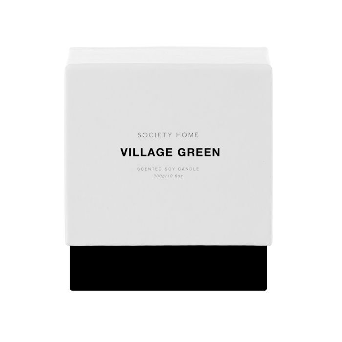 Society Home: Village Green Scented Soy Candle 300g (11cm)