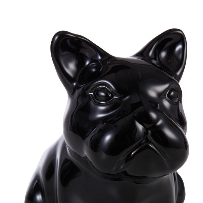 Emporium: Eddy Black Ceramic Puppy Planter (14cm)