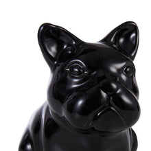 Load image into Gallery viewer, Emporium: Eddy Black Ceramic Puppy Planter (14cm)