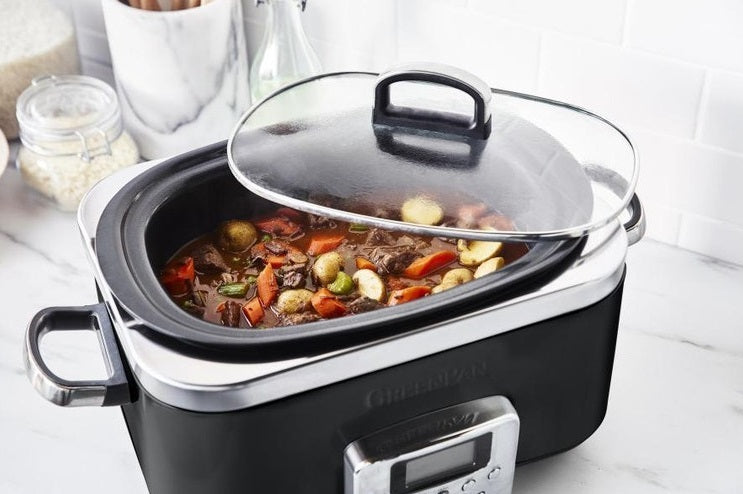 Greenpan: Slow Cooker - Black (6L)