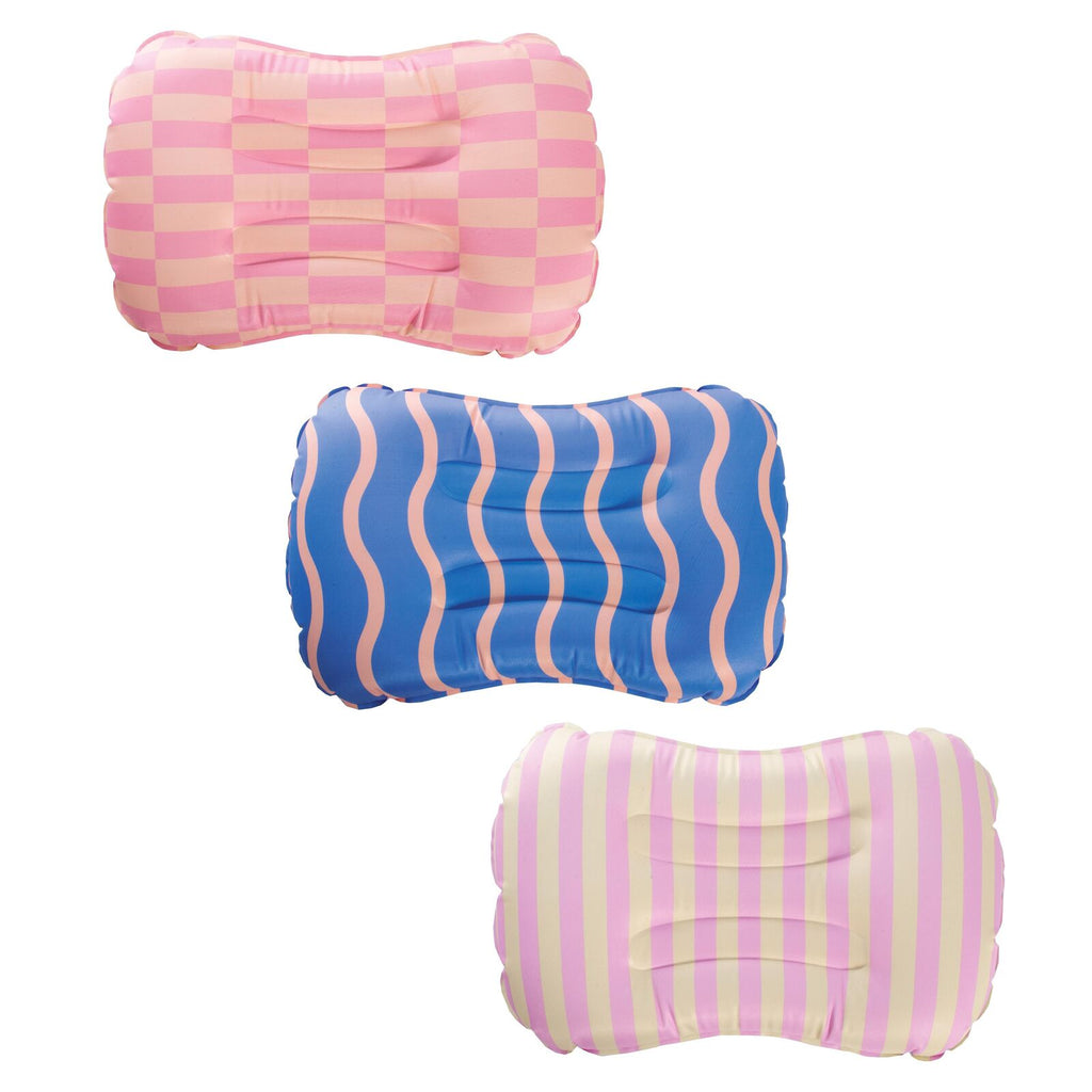 isGift: Eclectic Summer Inflatable Beach Pillow (10cm) - Assorted