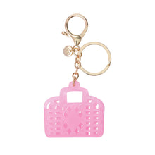 Load image into Gallery viewer, Sun Jellies: Retro Itty Bitty Bag Charm - Neon Pink (11cm)