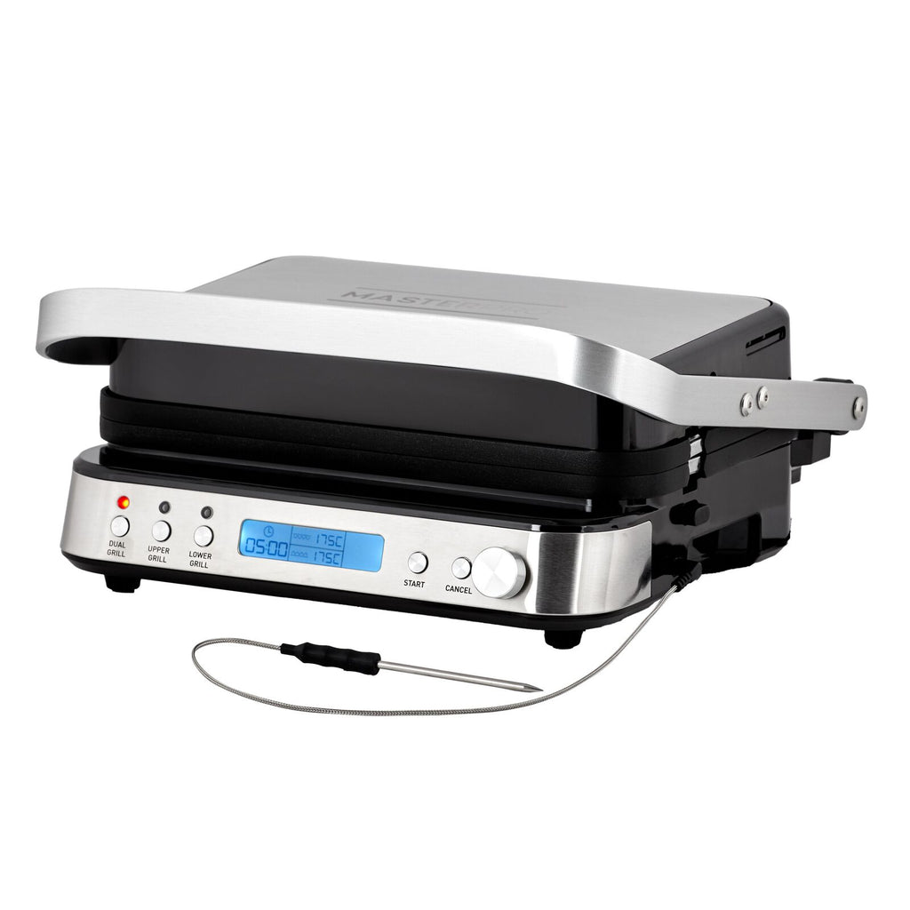 MasterPro: Deluxe Multi Contact Grill with Temperature Probe