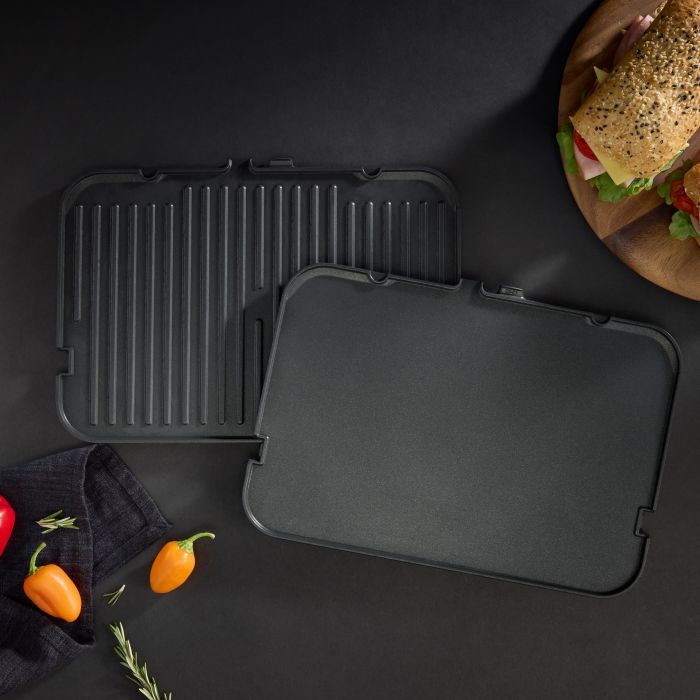 MasterPro: Deluxe Multi Contact Grill with Temperature Probe