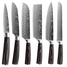 Load image into Gallery viewer, OZZYCOOK Chef Kitchen Knife Set 6-Piece