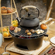 Load image into Gallery viewer, OZZYCOOK Cast Iron Teapot with Stainless Steel Tea Infuser