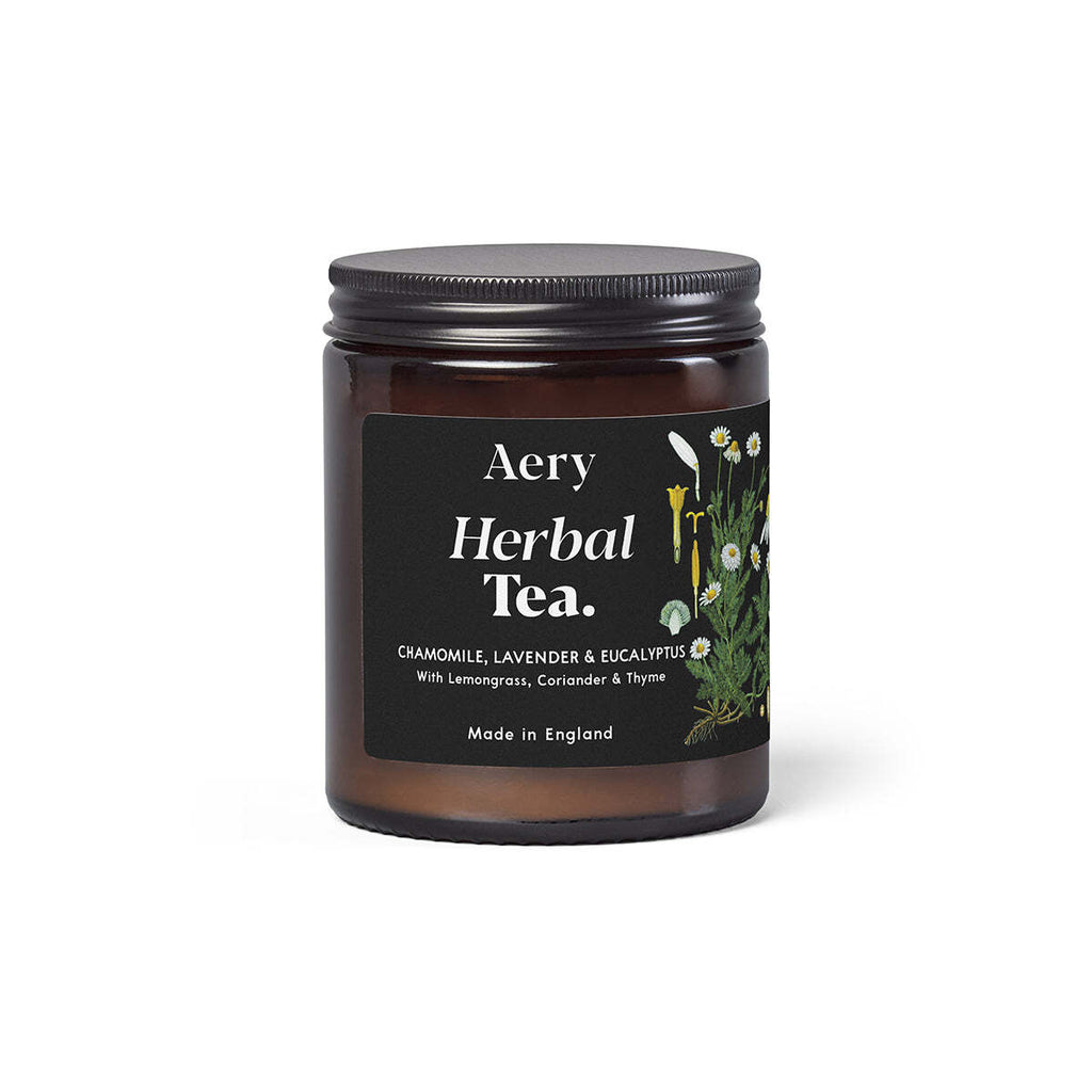 Aery Living: Botanical Green Candle Jar - Herbal Tea (140g)