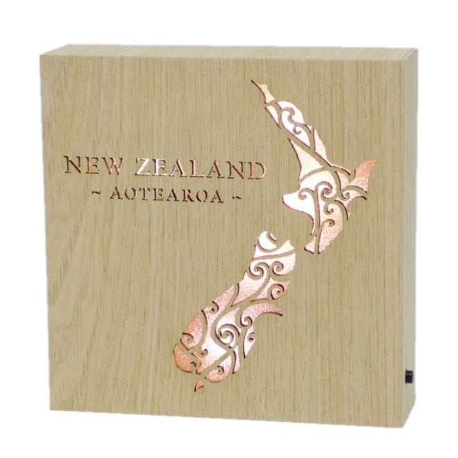 NZ Aotearoa Wooden Block