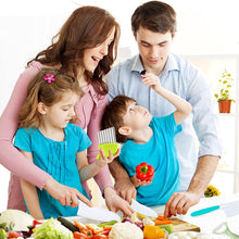 Load image into Gallery viewer, 8 Pcs Plastic Kitchen Knife Set for Kids - Green