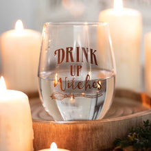 Load image into Gallery viewer, Drink Up Witches Stemless Glass