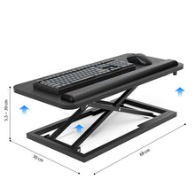 Load image into Gallery viewer, STORFEX Height Adjustable Standing Desk Converter
