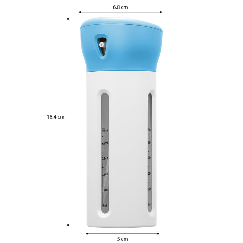 STORFEX 2 Pack 4-in-1 Travel Dispenser Bottle - Blue