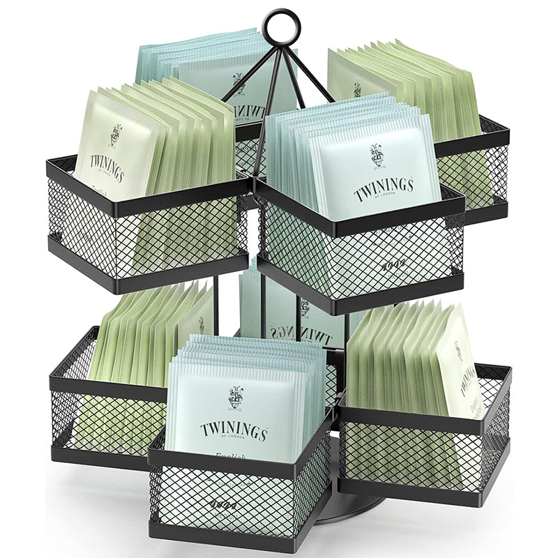 STORFEX 360° Swivel Tea Storage Box