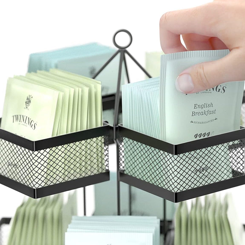 STORFEX 360° Swivel Tea Storage Box