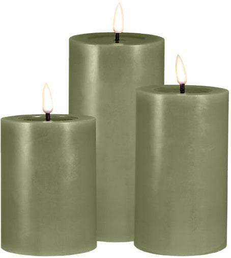 Maxwell & Williams: Let's Get Lit LED Flameless Candle Set of 3 - Pine (7.5cm)