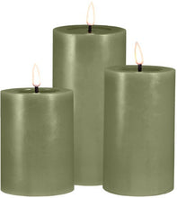 Load image into Gallery viewer, Maxwell &amp; Williams: Let&#39;s Get Lit LED Flameless Candle Set of 3 - Pine (7.5cm)