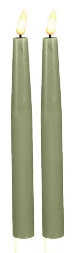 Maxwell & Williams: Let's Get Lit LED Flameless Taper Candle Set of 2 - Pine (24cm)