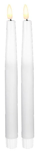 Maxwell & Williams: Let's Get Lit LED Flameless Taper Candle Set of 2 - Natural (24cm)