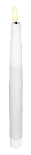 Maxwell & Williams: Let's Get Lit LED Flameless Taper Candle Set of 2 - Natural (24cm)