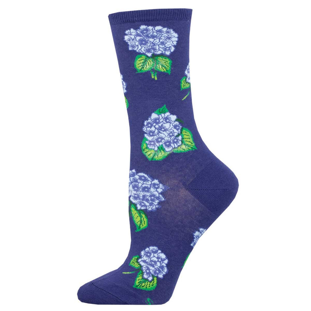 Socksmith: Hydrangeas - Navy (Women's)