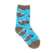 Load image into Gallery viewer, Socksmith: Significant Otter - Blue, Kids (4 - 7 yrs)