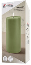 Load image into Gallery viewer, Maxwell &amp; Williams: Let&#39;s Get Lit LED Flameless Candle - Pine (10x20cm)