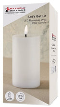 Load image into Gallery viewer, Maxwell &amp; Williams: Let&#39;s Get Lit LED Flameless Candle - Natural (10x25cm)