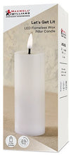 Load image into Gallery viewer, Maxwell &amp; Williams: Let&#39;s Get Lit LED Flameless Candle - Natural (5.5x12.5cm)
