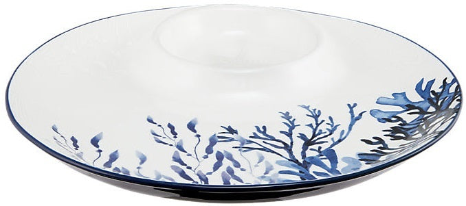 Maxwell & Williams: Blue Coral Chip & Dip (32cm)