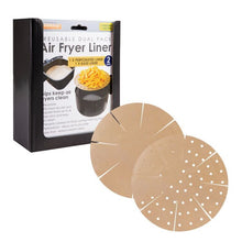 Load image into Gallery viewer, Reusable Air Fryer Liners - Gold (Set of 2)