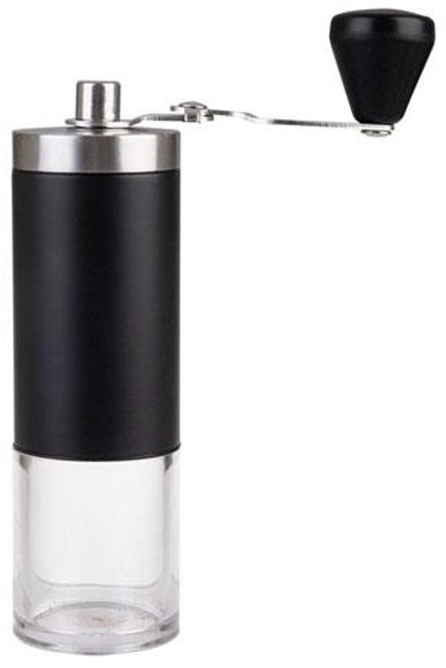 Stainless Steel Hand Coffee Grinder With Ceramic Burr - Black