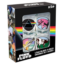 Load image into Gallery viewer, Aquarius: Pink Floyd Shot Glass Set (4-Pack / 1.5oz)