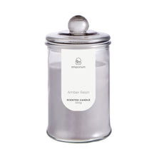 Load image into Gallery viewer, Emporium: Candle in Jar Amber Resin - 500g Grey (17.8cm)