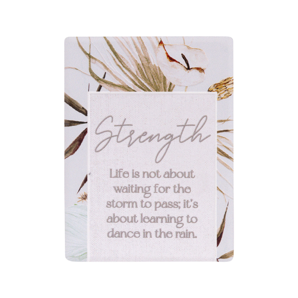 Splosh: Palm Cove Ceramic Phrase Magnet - Strength