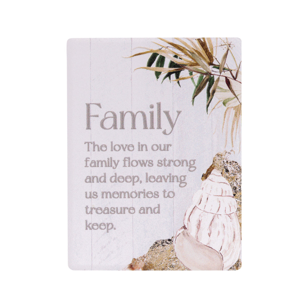 Splosh: Palm Cove Ceramic Phrase Magnet - Family