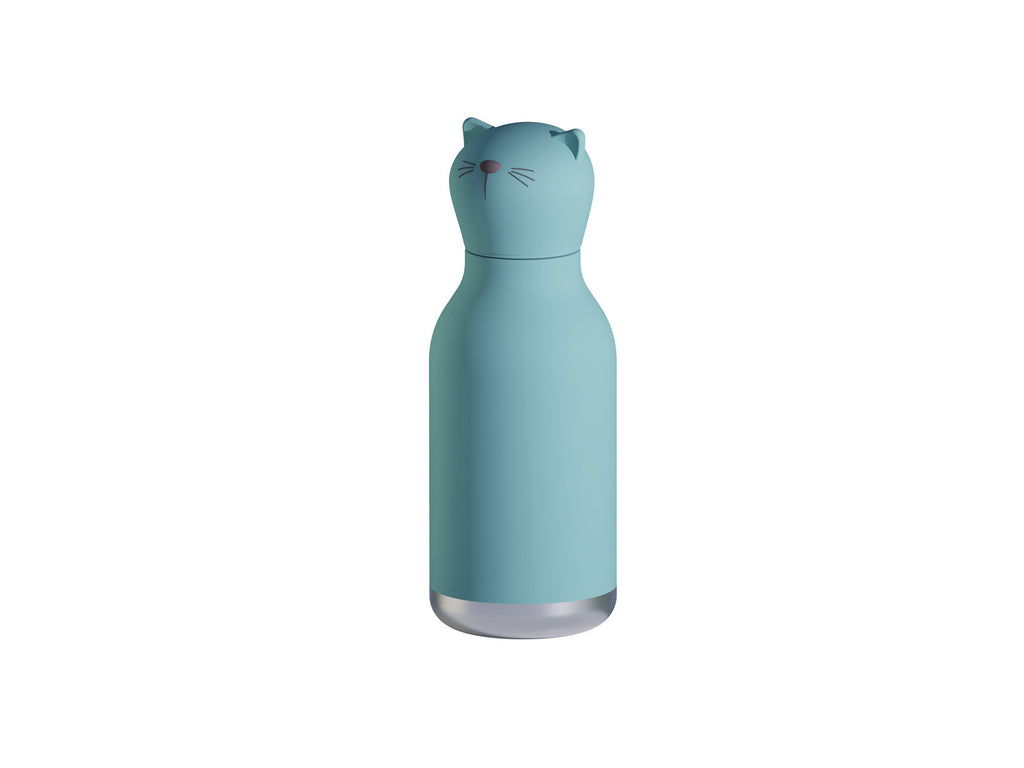 Asobu: Bestie Bottle Cat Double Wall Insulated Bottle - Teal (460ml)