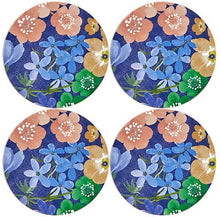Load image into Gallery viewer, Maxwell &amp; Williams: Forget Me Not Round Cork Back Coaster - Set of 4 (10cm)