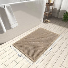 Load image into Gallery viewer, COMFEYA Waffle Bath Mat - Khaki