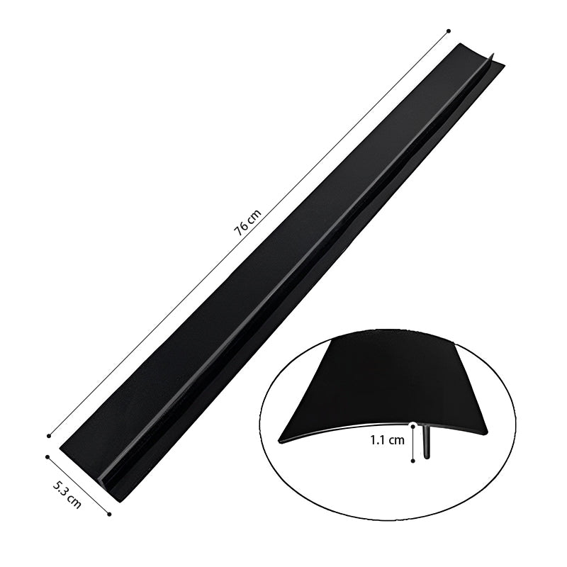 2 Pack Stove Gap Covers - Black