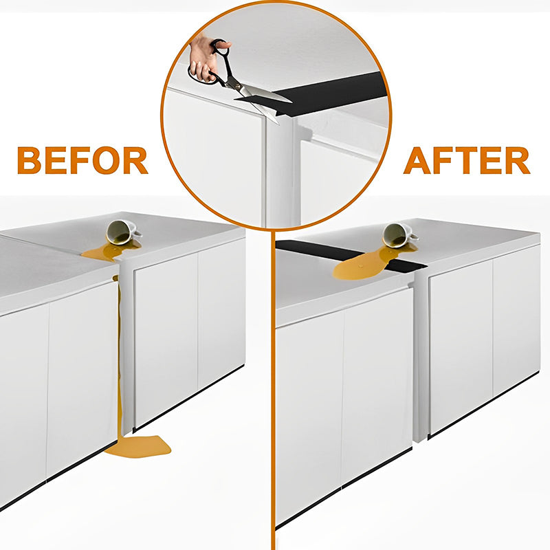 2 Pack Stove Gap Covers - Black