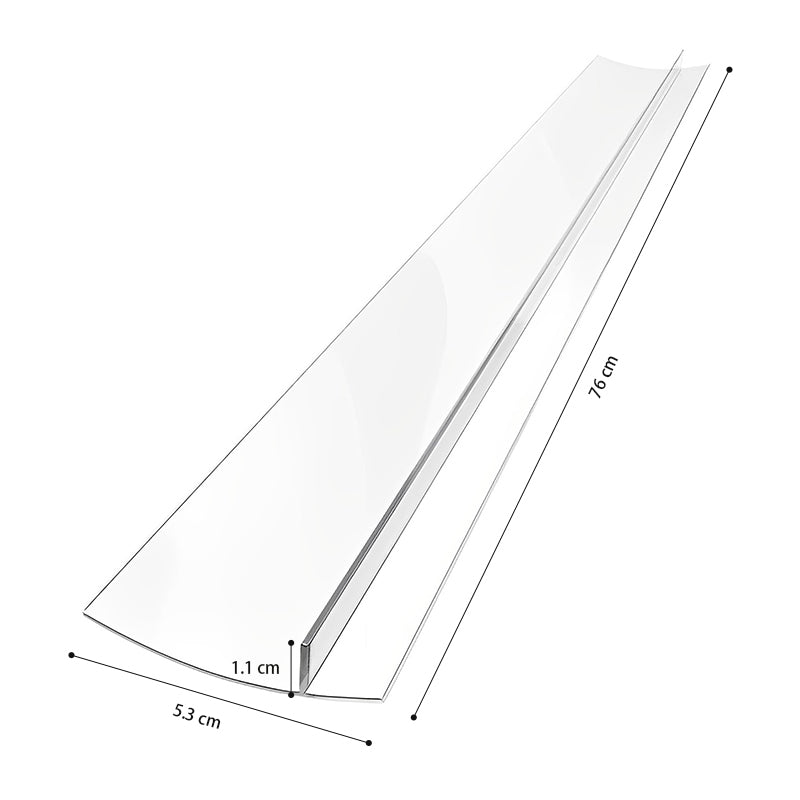 2 Pack Stove Gap Covers - Transparent