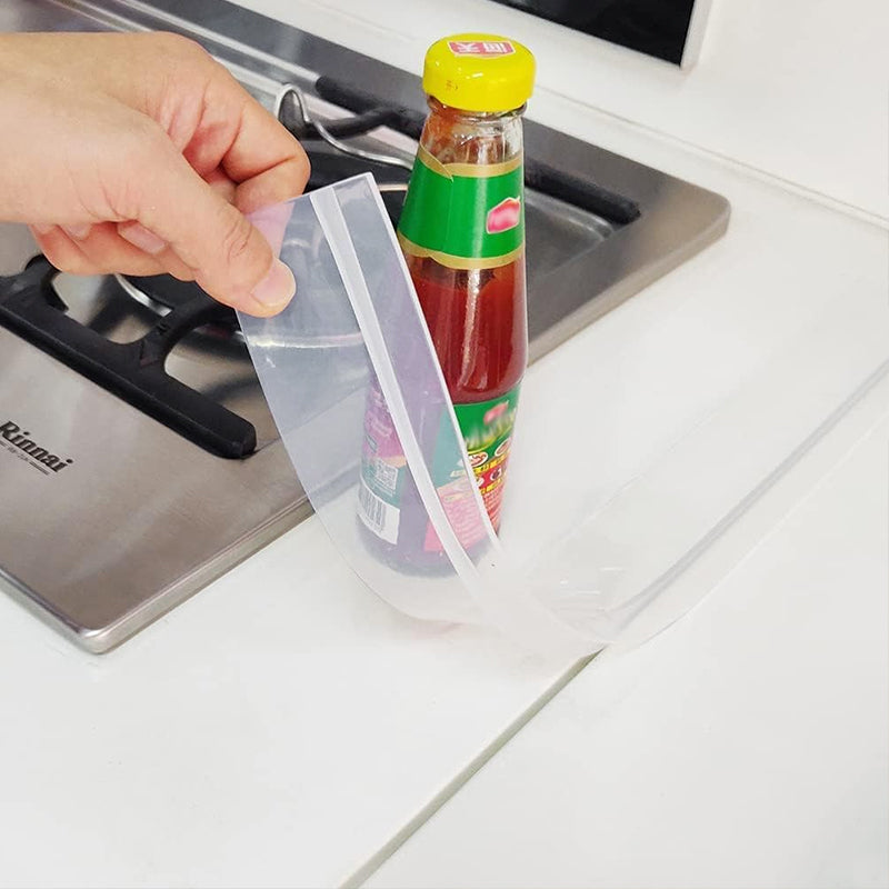 2 Pack Stove Gap Covers - Transparent