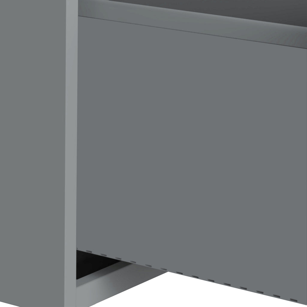 Gorilla Office - Mobile Metal 3 Drawer Cabinet - Grey