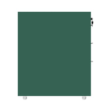 Load image into Gallery viewer, Gorilla Office - Mobile Metal 3 Drawer Cabinet - Pine Green