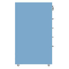 Load image into Gallery viewer, Gorilla Office - Mobile Metal 5 Drawer Cabinet - Pastel Blue