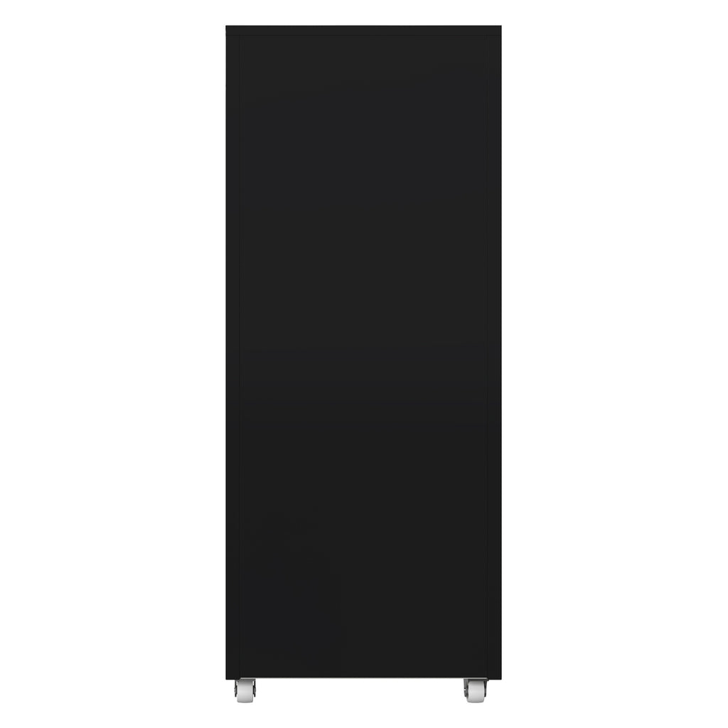 Gorilla Office - Mobile Metal 5 Drawer Cabinet - Graphite Black