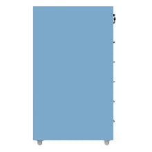 Load image into Gallery viewer, Gorilla Office - Mobile Metal 6 Drawer Cabinet -Pastel Blue