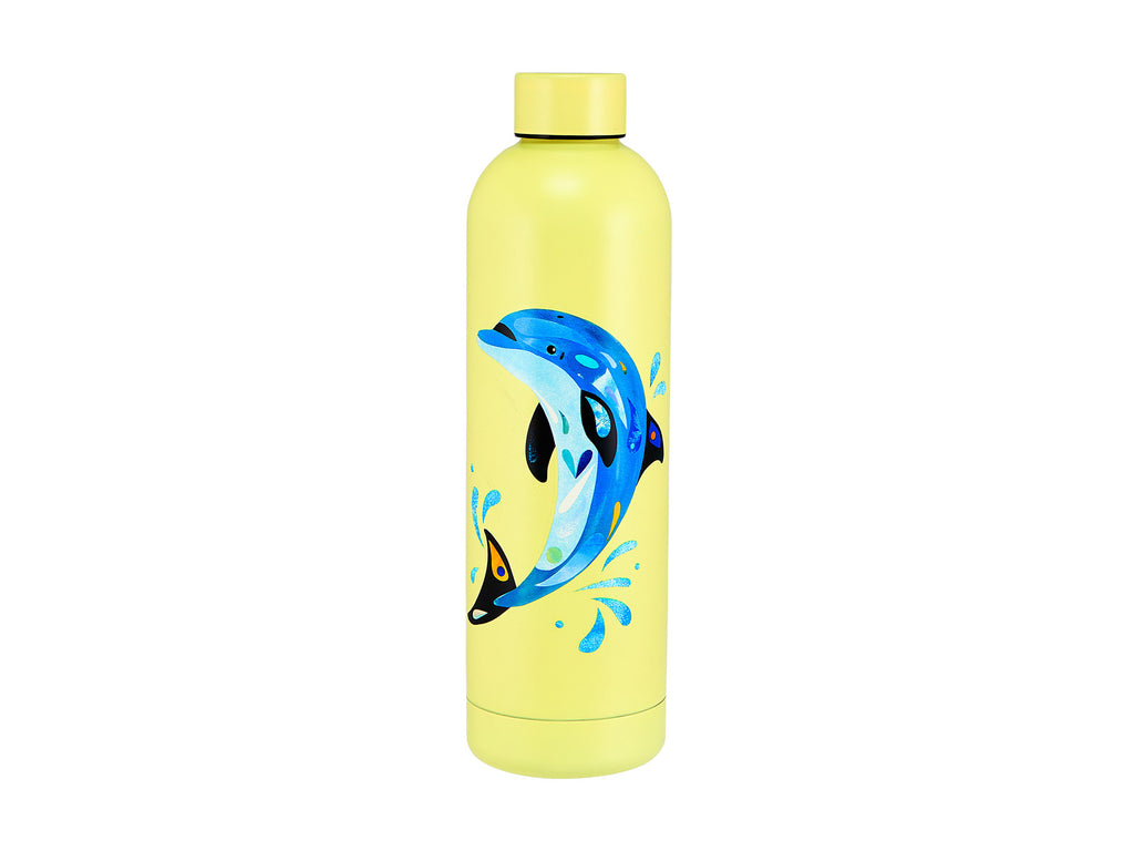 Maxwell & Williams: Pete Cromer Ozzie Ocean Double Wall Insulated Bottle - Dolphin (750ml)