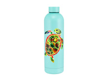 Load image into Gallery viewer, Maxwell &amp; Williams: Pete Cromer Ozzie Ocean Double Wall Insulated Bottle - Green Turtle (750ml)